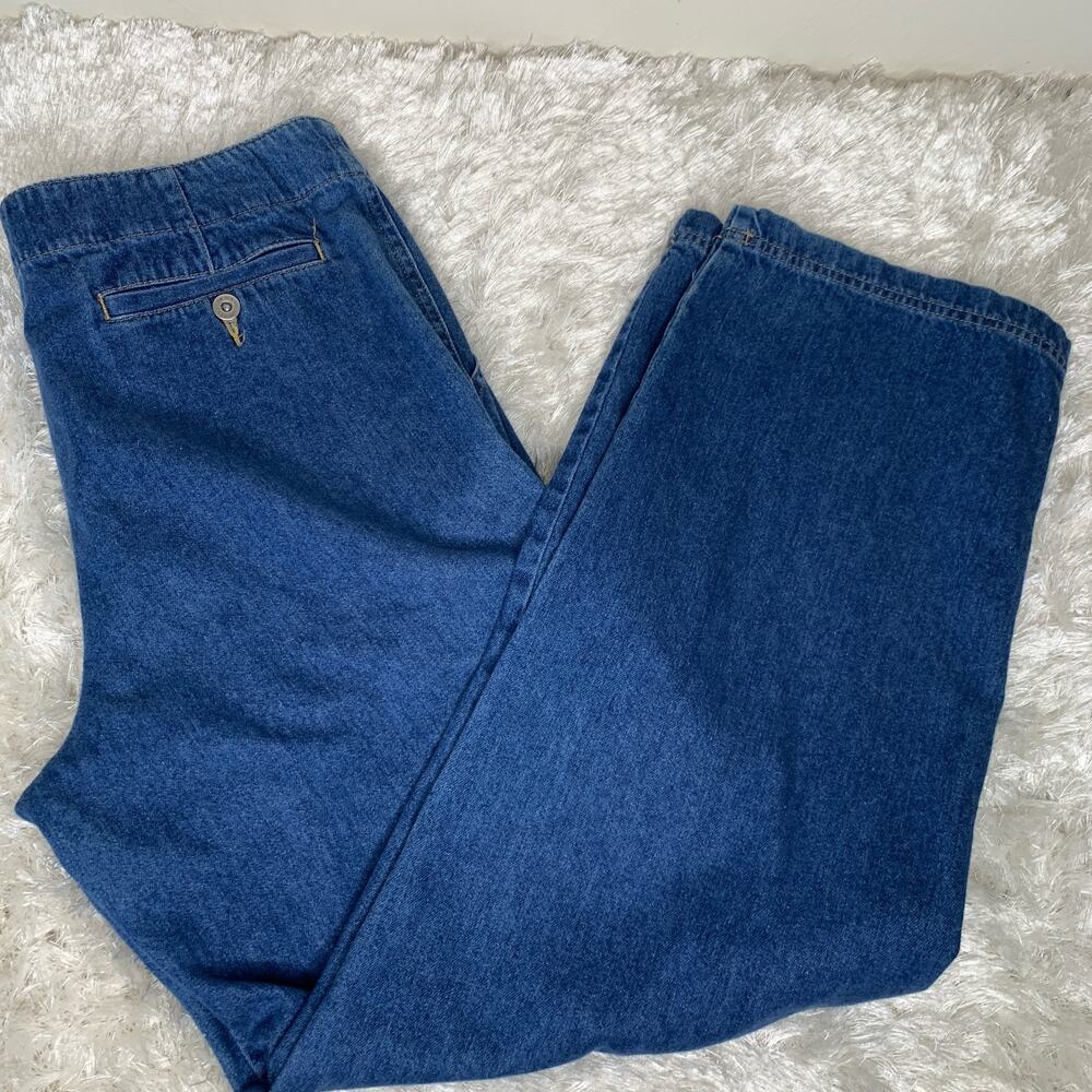 Liz  Claiborne Jeans Audra Cargo Sz 10 Medium Wash